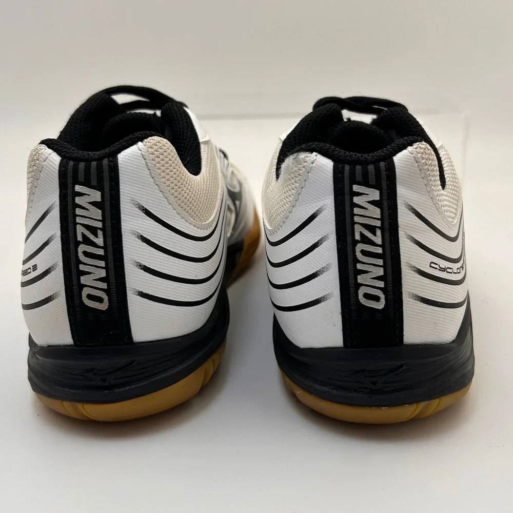 Mizuno Cyclone Speed 3 Shoes Womens 7.5 White Black Indoor Court Volleyball Core